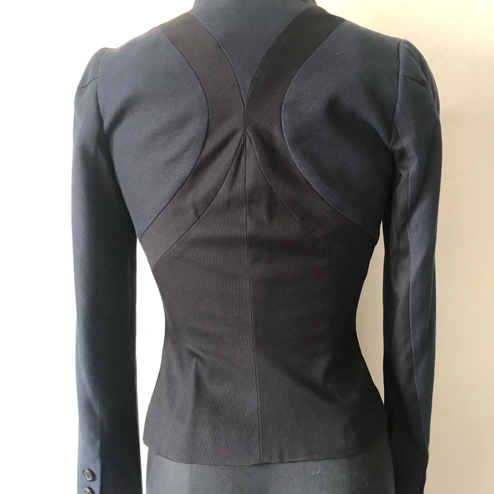 Alexander McQueen Black Tailored Blazer - Picture 3 of 12